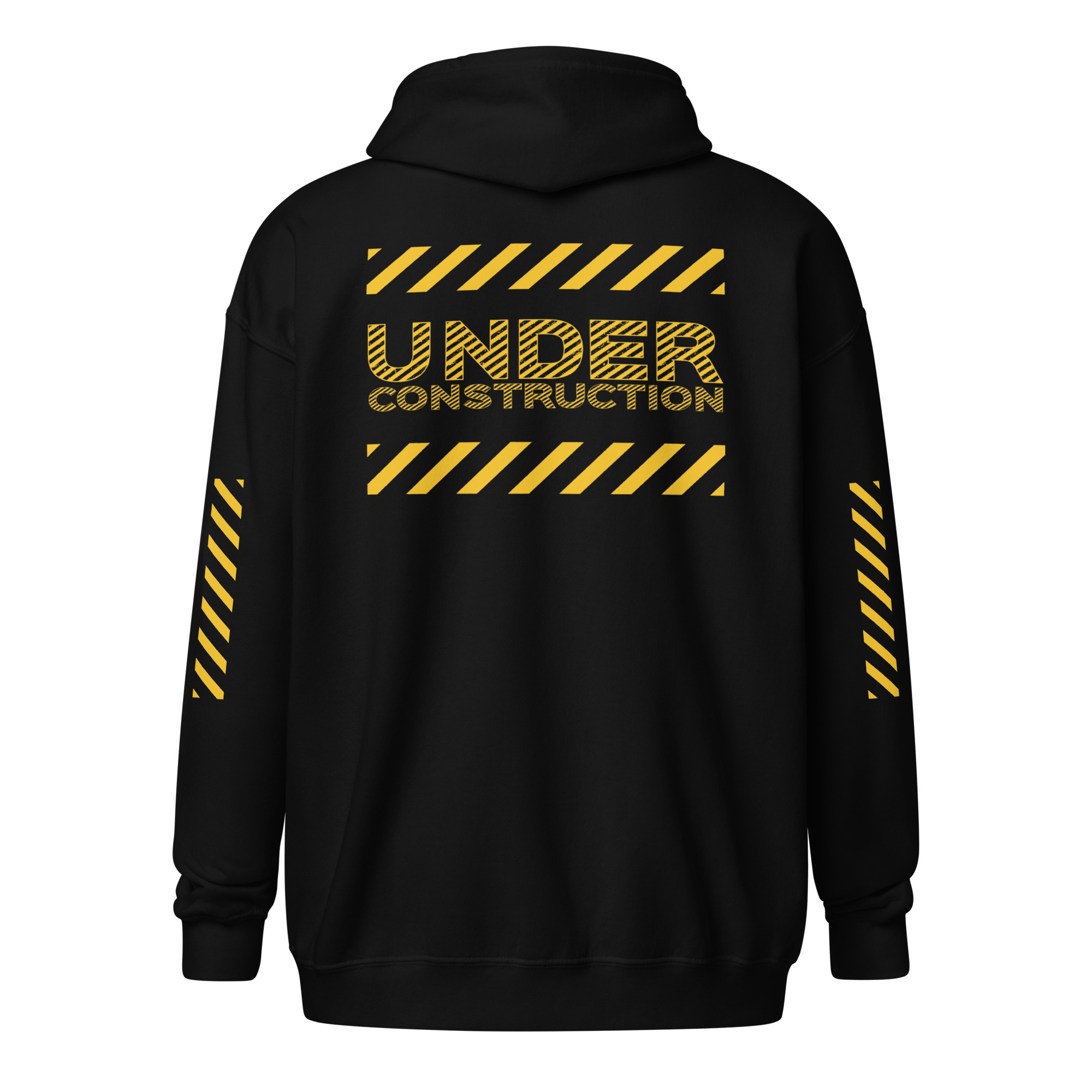 Under Construction Unisex Full-Zip Hoodie