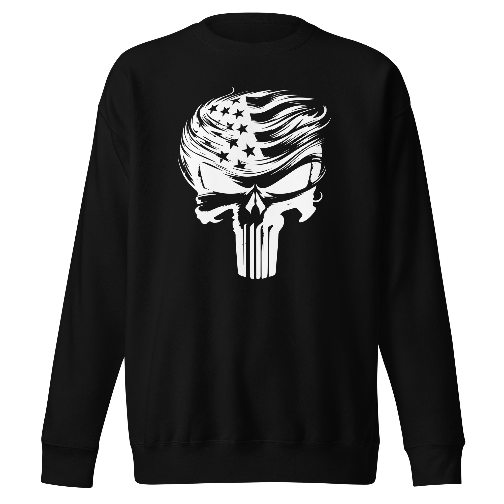 Trump Punisher Skull Unisex Premium Sweatshirt