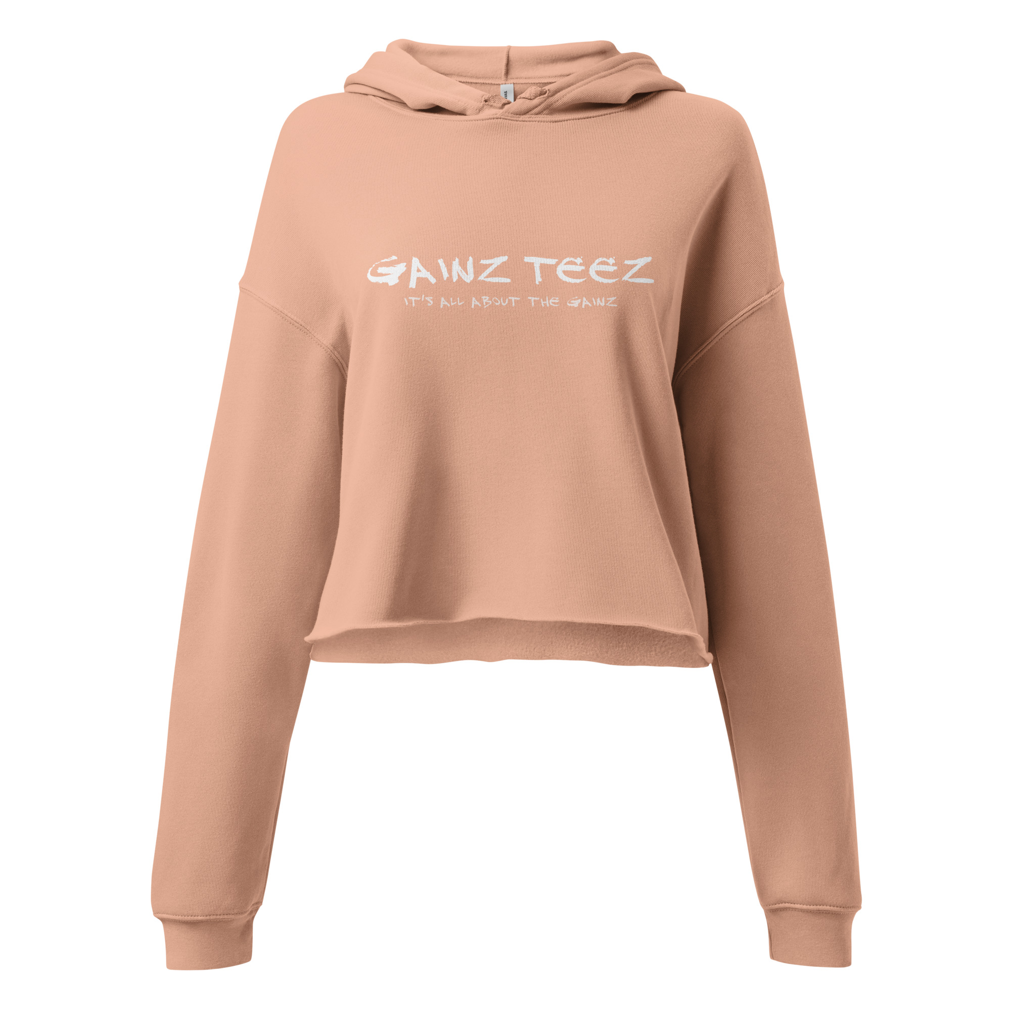 Gainz Teez Logo Woman's Crop Hoodie