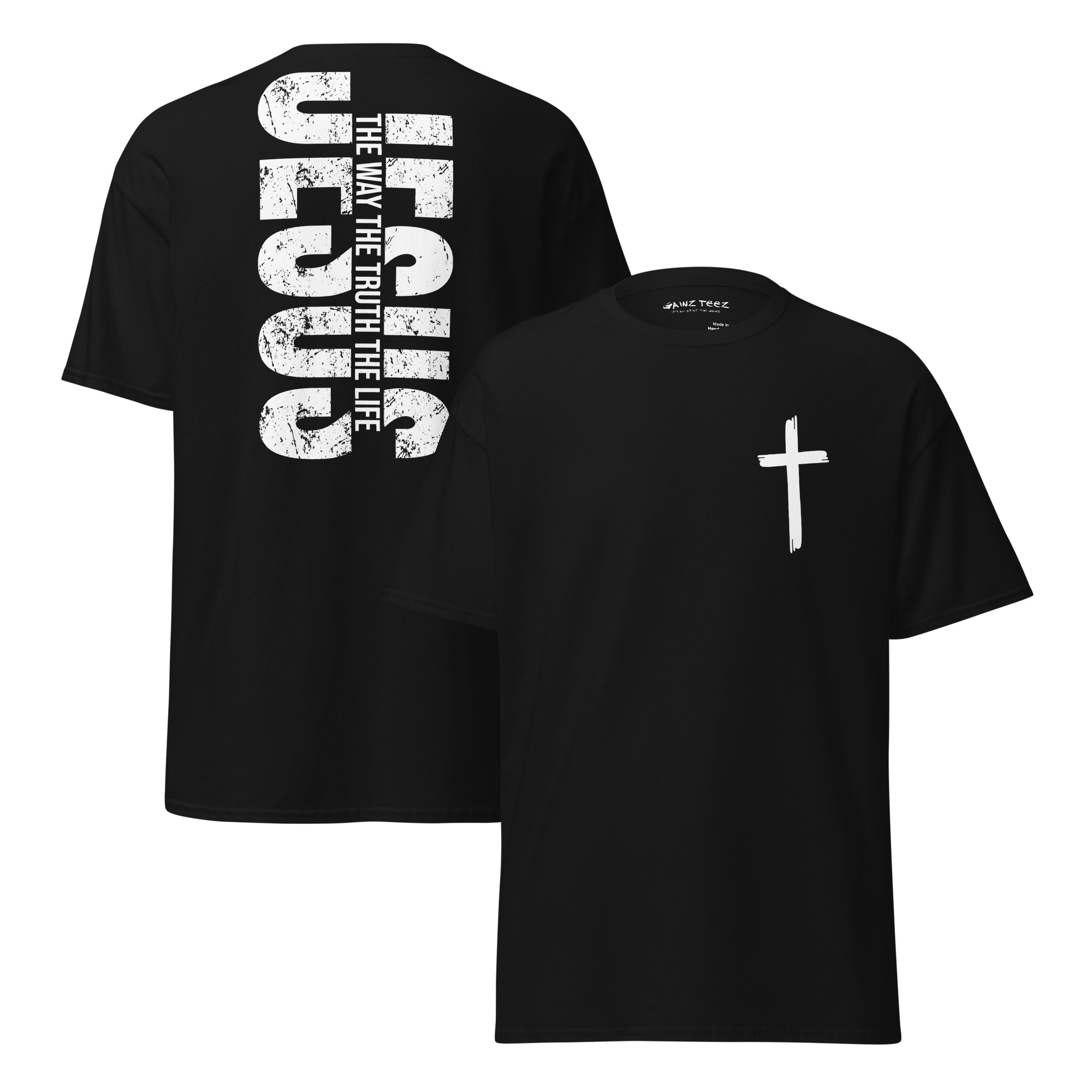 Jesus The Way The Truth The Life Unisex Classic Tee - Gildan 5000