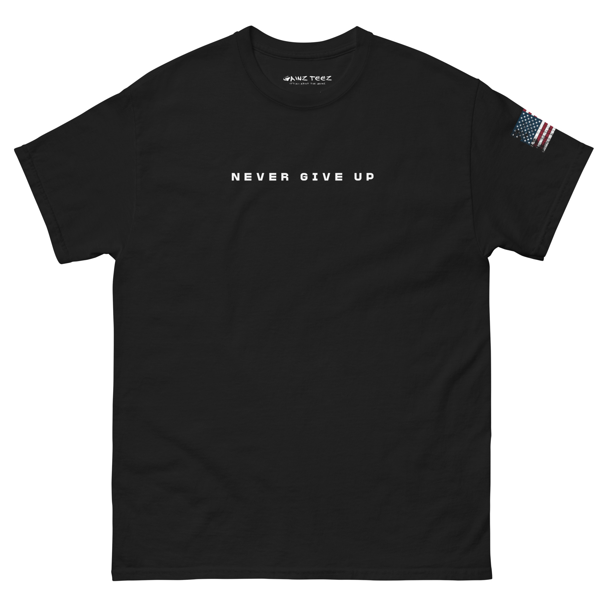 Never Give Up Unisex Classic Tee