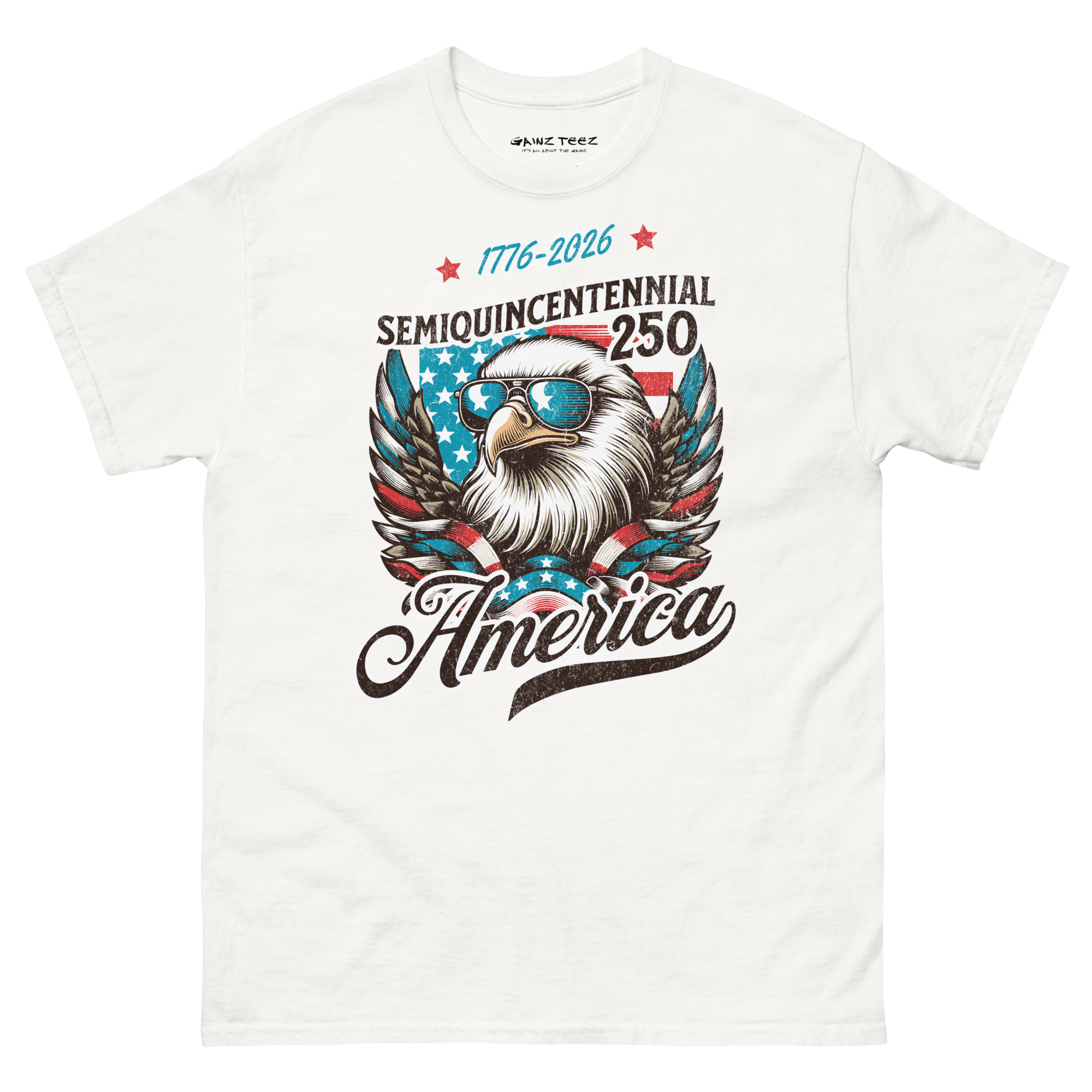 Vintage Eagle Semiquincentennial 250 Unisex Classic Tee
