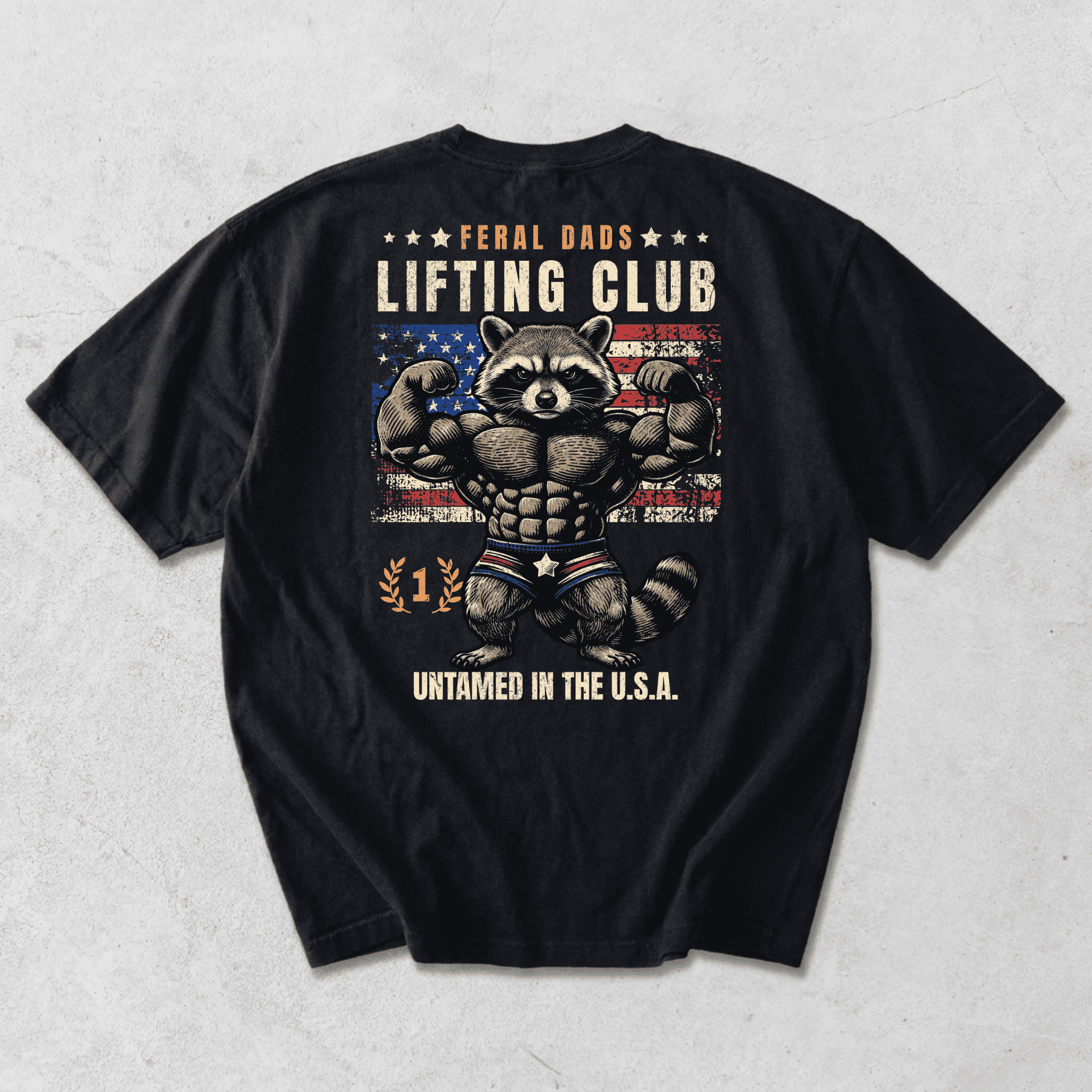 Feral Dads Lifting Club Tee, Comfort Colors 1717